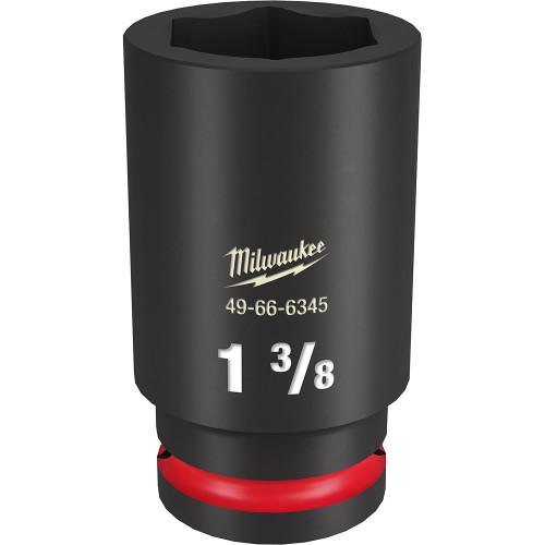 Milwaukee 49-66-6345 Shockwave Impact Duty 3/4" Drive 1-3/8" Deep 6 Point Socket