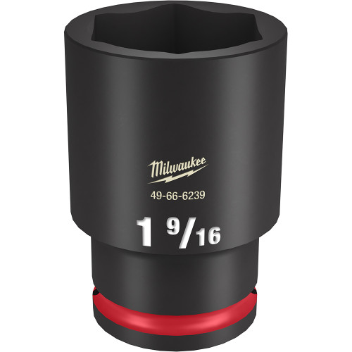 Milwaukee 49-66-6239 Shockwave Impact Duty 1/2" Drive 1-9/16" Deep 6 Point Socket