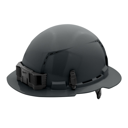 Milwaukee 48-73-1235 Gray Full Brim Vented Hard Hat w/6pt Ratcheting Suspension - Type 1, Class C
