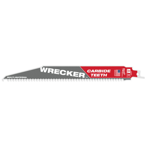 Milwaukee 48-00-5342 9" 6 TPI THE WRECKER with Carbide Teeth SAWZALL Blade 3PK