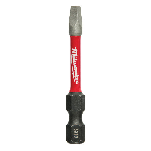 Milwaukee 48-32-4172 Shockwave 2 in. Impact Square Recess #2 Power Bits 25PK