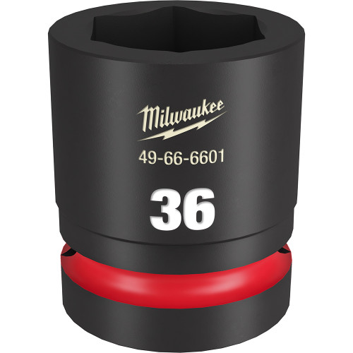 Milwaukee 49-66-6601 Shockwave Impact Duty 1" Drive 36MM Standard 6 Point Socket