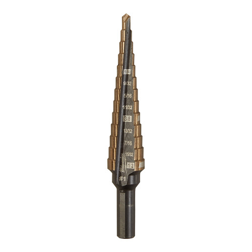 Milwaukee 48-89-9281 Milwaukee Cobalt Step Drill Bit #1 (1/8"-1/2")