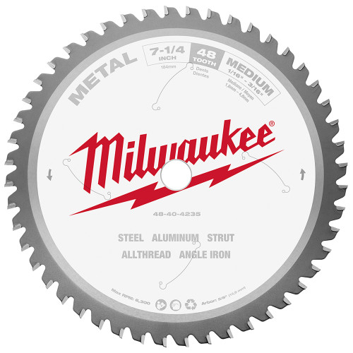 Milwaukee 48-40-4235 7-1/4 in. Metal Cutting Circular Saw Blade