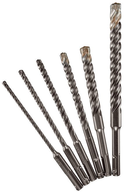 Milwaukee 48-20-7499 6-Piece MX4 4-Cutter SDS-Plus Rotary Hammer-Drill Bit Kit