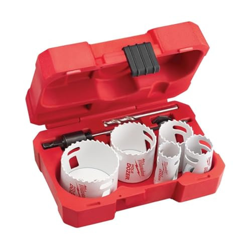 Milwaukee 49-22-4009 HOLE DOZER Large Diameter Hole Saw Kit - 9PC