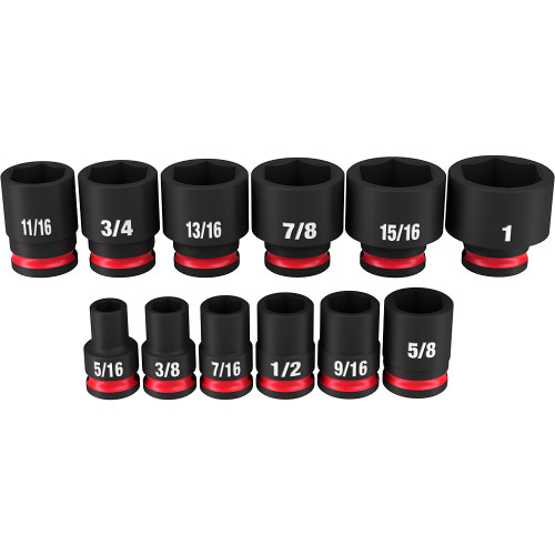 Milwaukee 49-66-7005 12PC Shockwave Impact Duty 3/8" Drive SAE Standard 6 Point Socket Set Milwaukee 49-66-7005 12PC Shockwave Impact Duty 3/8" Drive SAE Standard 6 Point Socket Set