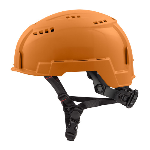 Milwaukee 48-73-1312 Orange Vented Safety Helmet (USA) - Type 2, Class C