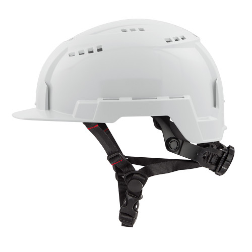Milwaukee 48-73-1320 White Front Brim Vented Safety Helmet (USA) - Type 2, Class C