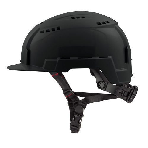Milwaukee 48-73-1330 Black Front Brim Vented Safety Helmet (USA) - Type 2, Class C
