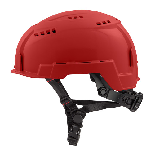 Milwaukee 48-73-1308 Red Vented Safety Helmet (USA) - Type 2, Class C