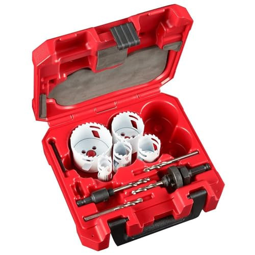 Milwaukee 49-22-3079 9 PC HOLE DOZER with Carbide Teeth Hole Saw Kit