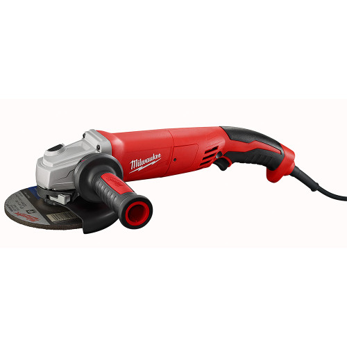 Milwaukee 6124-30 13 Amp 5 in. Small Angle Grinder Trigger Grip, Lock-On