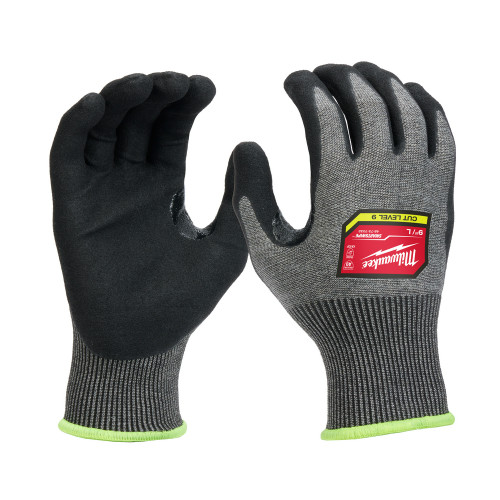 Milwaukee 48-73-7032B 12 Pair Cut Level 9 High-Dexterity Nitrile Dipped Gloves - L
