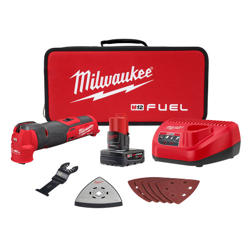 Milwaukee 2526-21XC M12 FUEL Oscillating Multi-Tool Kit