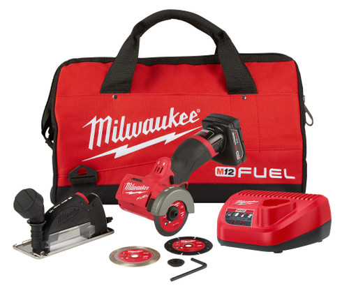 Milwaukee 2522-21XC M12 FUEL 3 in. Compact Cut Off Tool Kit
