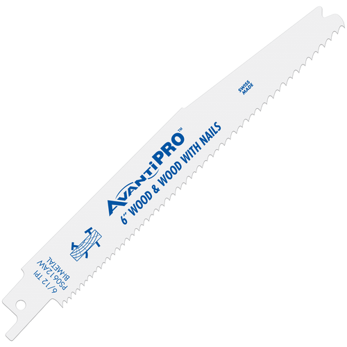 AvantiPro PS0612AW200 6" 6/12 TPI Bi-Metal Reciprocating Saw Blade (200-Pack)