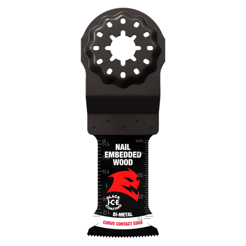 Diablo DOS125BW10 1-1/4 in. Starlock Bi-Metal Oscillating Blades for Nail-Embedded Wood (10-Pack)