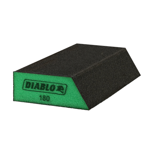 Diablo DFBLANGSFN04G Corner Contact 180-Grit (Ultra Fine) Sanding Sponge (4-Pack)