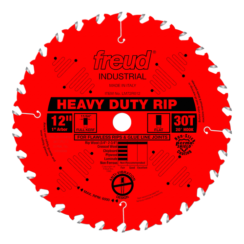 Freud LM72R012 12" Heavy-Duty Rip Blade