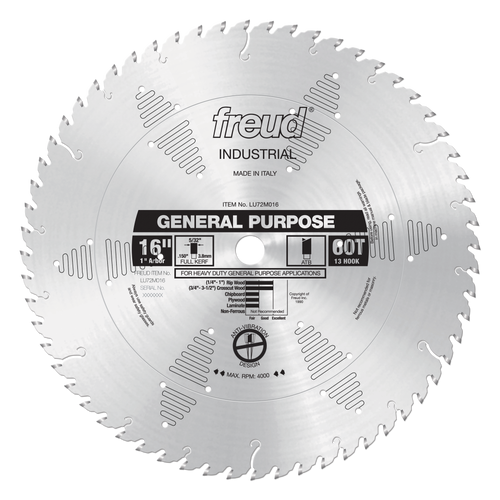 Freud LU72M016 16" General Purpose Blade