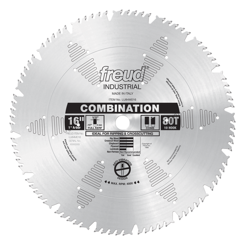 Freud LU84M016 16" Combination Blade