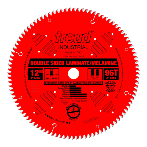 Freud LU97R012 12" Double Sided Laminate/Melamine Blade