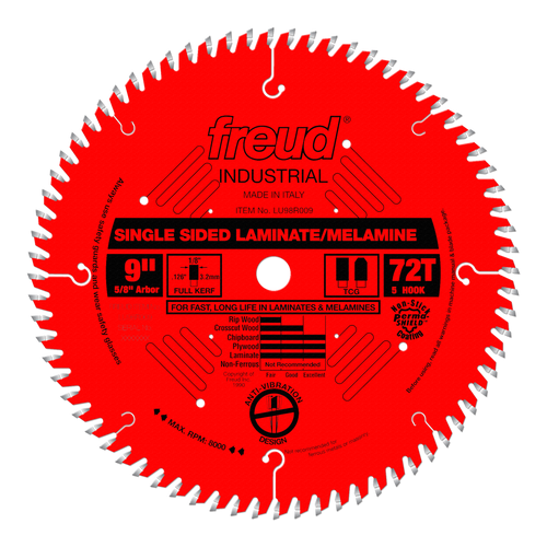 Freud LU98R009 9" Single Sided Laminate/Melamine Blade