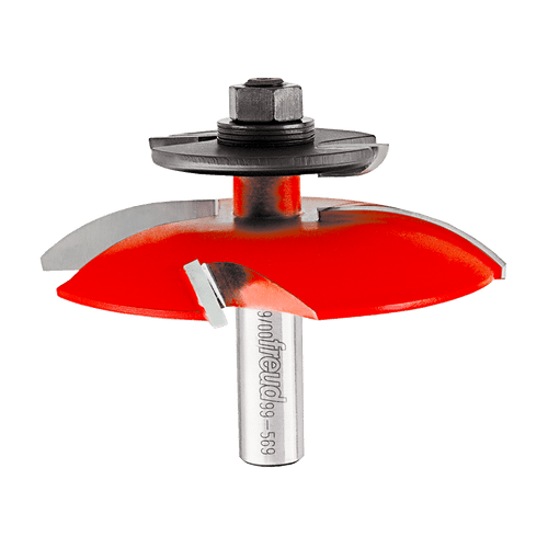 Freud 99-569 3-1/2" (Dia.) Raised Panel Bit w/Backcutters (Quadra-Cut) Freud 99-569 3-1/2" (Dia.) Raised Panel Bit w/Backcutters (Quadra-Cut)