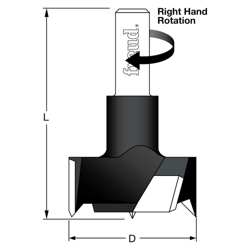 Freud CB30070R 30 mm (Dia.) Cylinder (Hinge) Bit