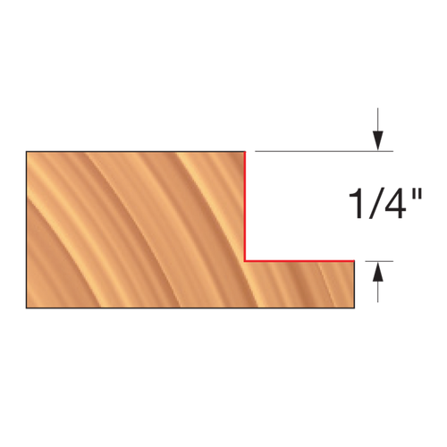 Freud UP140-IC 3-9/16" x 1/4" x 1-1/4" Straight Edge Cutter