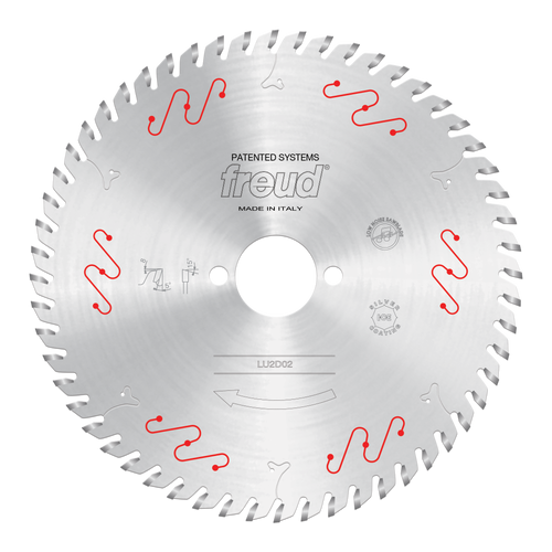 Freud LU2D02 180mm Thin Kerf Carbide Tipped Blade for Crosscutting