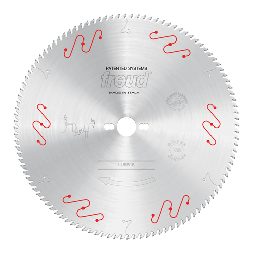 Freud LU5B16 350mm Thin to Medium Aluminum & Non Ferrous Blades with Mechanical Clamping
