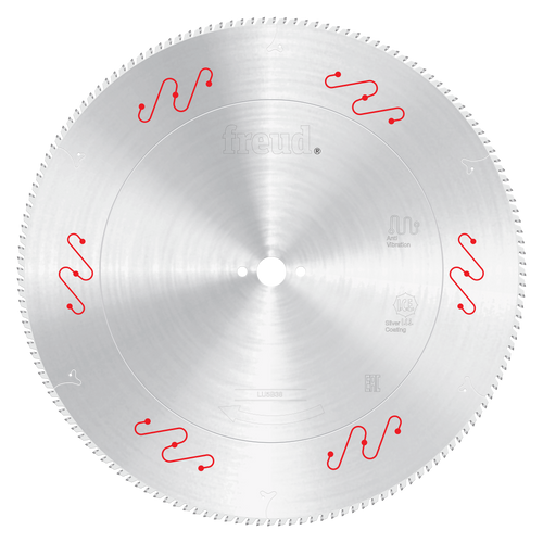 Freud LU5B38 550mm Thin to Medium Aluminum & Non Ferrous Blades with Mechanical Clamping