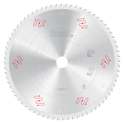 Freud LU5C0770 12" Carbide Tipped Saw Blade for Crosscutting