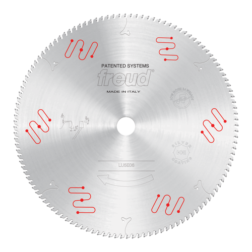 Freud LU5E06 305mm Ultra-Thin Aluminum & Non-Ferrous Blades with Mechanical Clamping