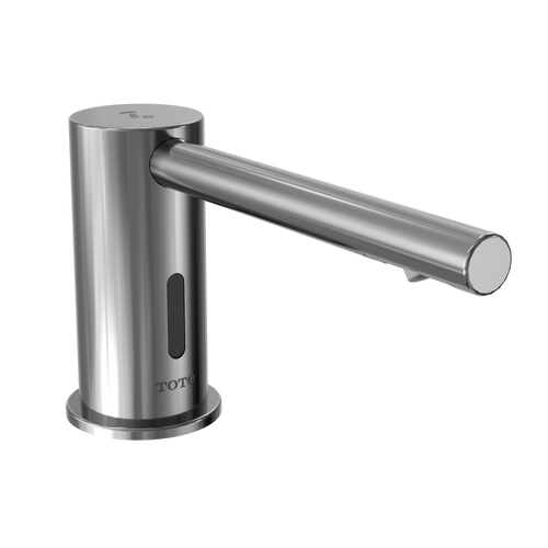 Toto Round S Touchless Auto Foam Soap Dispenser Controller with 3 Liter Reservoir Tank and 1 Spout in Polished Chrome
