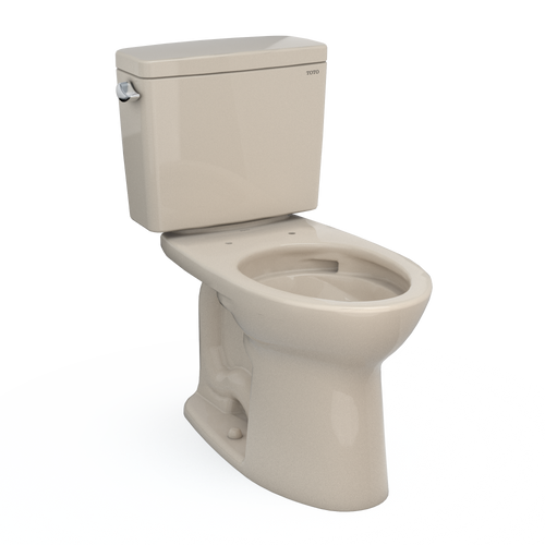 Toto Drake Two-Piece Elongated 1.6 GPF Tornado Flush Toilet With Cefiontect, Bone - CST776CSG#03