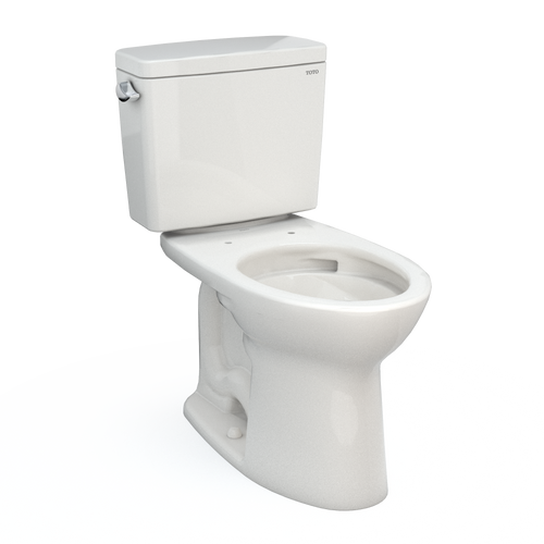 Toto Drake Two-Piece Elongated 1.6 GPF Universal Height Tornado Flush Toilet With Cefiontect, Colonial White - CST776CSFG#11