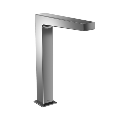 Toto Axiom Vessel AC Powered 0.5 GPM Touchless Bathroom Faucet, 20 Second Continuous Flow, Polished Chrome - T25T53A#CP