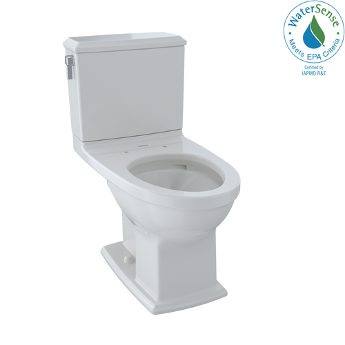 Toto Connelly Two-Piece Elongated Dual-Max, Dual Flush 1.28 And 0.9 GPF Universal Height Toilet With Cefiontect, Colonial White - CST494CEMFG#11