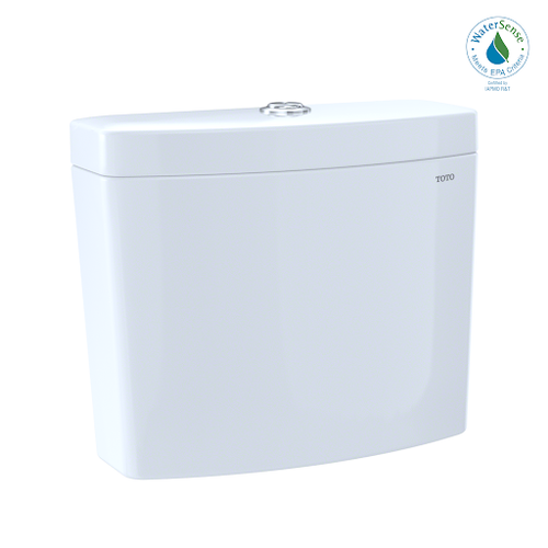 TOTO Aquia IV 1G Dual Flush 1 and 0.8 GPF Toilet Tank Only with WASHLET+ Auto Flush Compatibility, Cotton White - ST446UMA#01