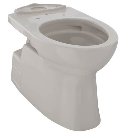 TOTO CT474CUFG#03 Vespin II Universal Height Elongated Skirted Toilet Bowl with CeFiONtect: Bone