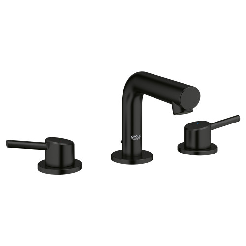 Grohe Concetto 205722431 8-inch Widespread 2-Handle S-Size Bathroom Faucet 1.2 GPM in Matte Black