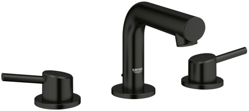 Grohe Concetto 205722431 8-inch Widespread 2-Handle S-Size Bathroom Faucet 1.2 GPM in Matte Black