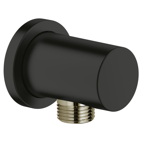 Grohe Rainshower 266352430 Wall Union in Matte Black Grohe Rainshower 266352430 Wall Union in Matte Black