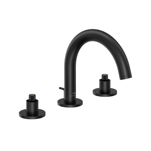 Grohe Atrio 206602430 Atrio 8-inch Widespread 2-Handle S-Size Bathroom Faucet 1.2 GPM in Matte Black