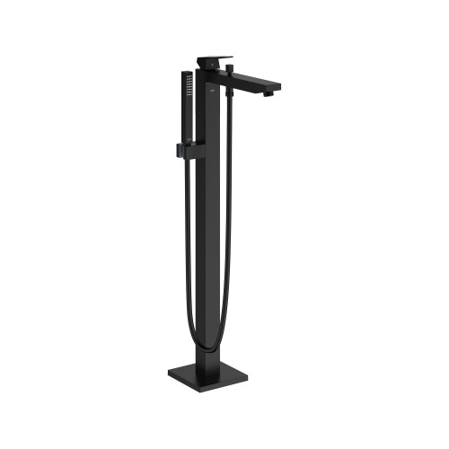 Grohe Eurocube 236722431 Single-Handle Freestanding Tub Faucet with 1.75 GPM Hand Shower in Matte Black