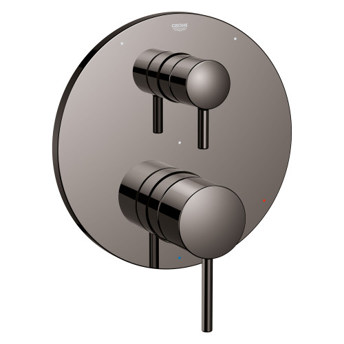 Grohe Timeless 29427A00 TIMELESS PRESSURE BALANCE VALVE TRIM WITH 3-WAY DIVERTER WITH CARTRIDGE in Grohe Hard Graphite