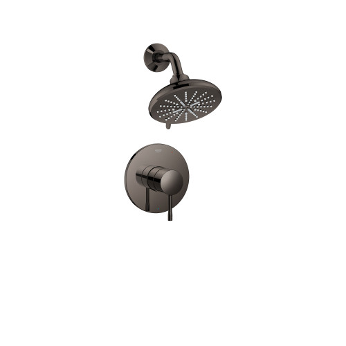Grohe Essence 102520A000 Essence Pressure Balance Valve Shower Only Combo in Grohe Hard Graphite